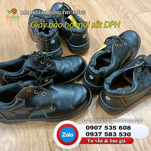 Giày bảo hộ mũi sắt DPH màu đen 03 Giày bảo hộ mũi sắt DPH màu đen 03