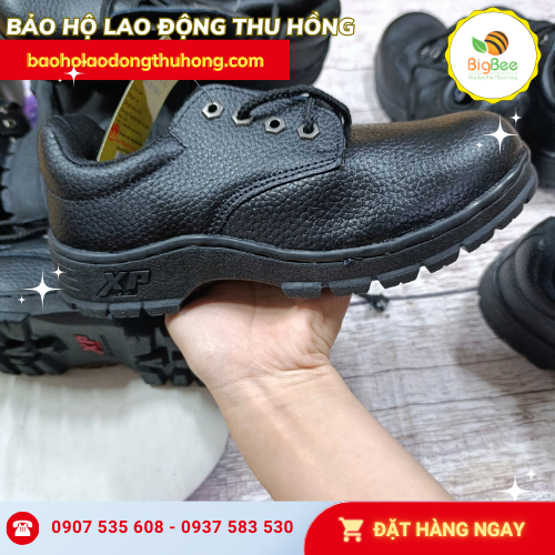 Giày bảo hộ XP chữ đỏ chính hãng làm từ da cao cấp Giày bảo hộ XP chữ đỏ chính hãng làm từ da cao cấp