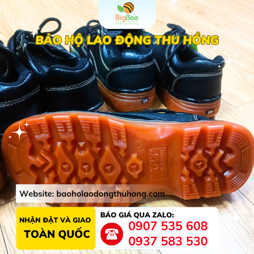 Giày bảo hộ XP đế kếp chống dầu cho công trình Giày bảo hộ XP đế kếp chống dầu cho công trình