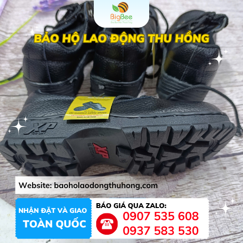 Giày bảo hộ XP mũi thép siêu cứng chống dập ngón Giày bảo hộ XP mũi thép siêu cứng chống dập ngón