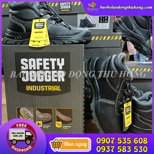 Giày da cao cổ Jogger Bestboy màu đen Giày da cao cổ Jogger Bestboy màu đen