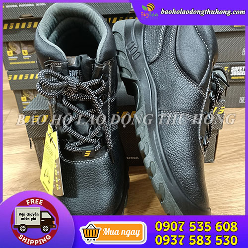 Giày da cao cổ Jogger Bestboy mũi thép, đế thép chống dập ngón Giày da cao cổ Jogger Bestboy mũi thép, đế thép chống dập ngón