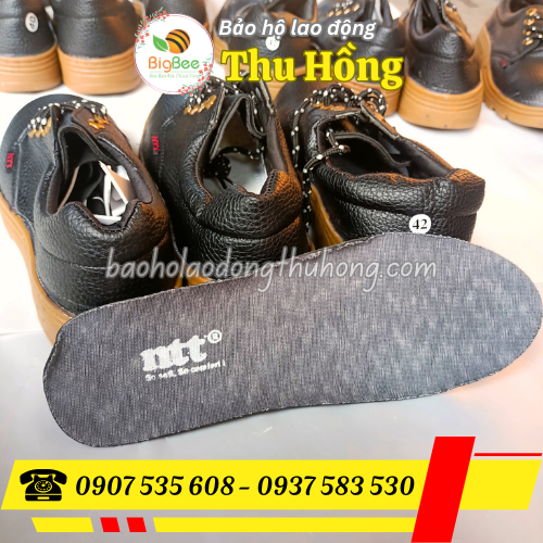 Giày đế kế cổ thấp NTT màu đen cho nam Giày đế kế cổ thấp NTT màu đen cho nam