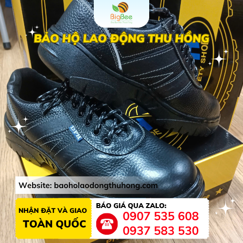 Giày DPH mũi thép Giày DPH mũi thép đen cổ thấp