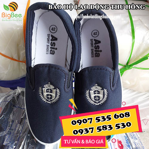 Giày lười Asia xanh không dây Giày lười Asia xanh không dây