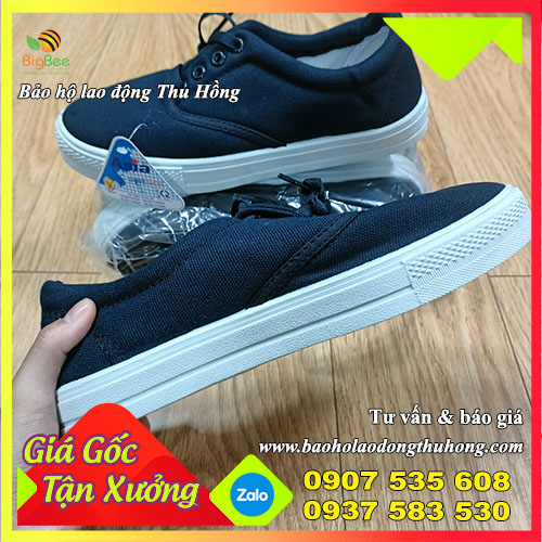 Giày vải Asia có dây chống trơn trượt Giày vải Asia có dây chống trơn trượt