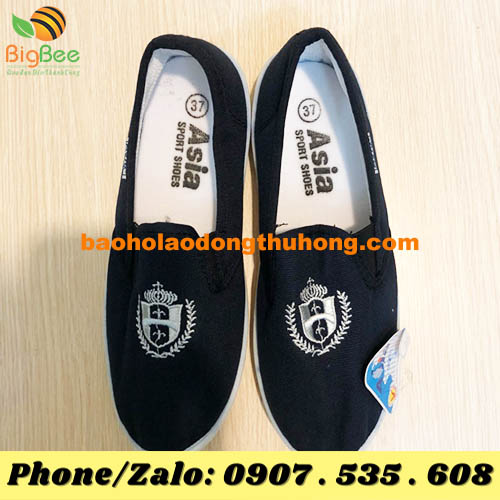 si rẻ giày bảo hộ nữ Asia màu xanh sẫm