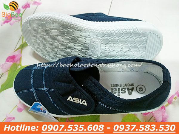 Giày vải Asia quai dán giá rẻ