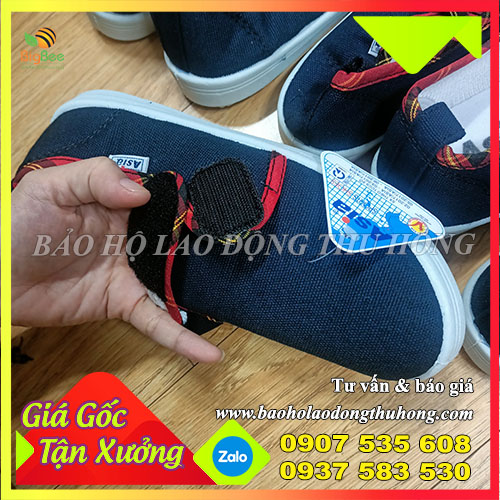 Giày vải bata Asia quai dán người lớn size 38 - 44 Giày vải bata Asia quai dán người lớn size 38 - 44