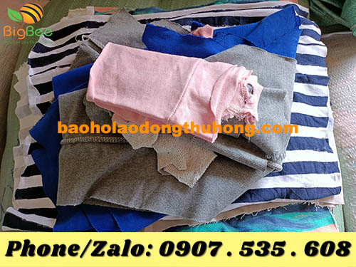 giẻ lau công nghiệp màu nguyên miếng