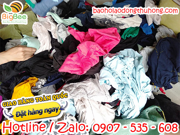 giẻ lau máy 1 lớp đủ màu bao giá gốc