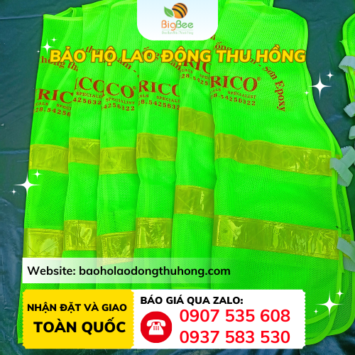 In áo phản quang thun hai bên theo yêu cầu giá rẻ tại TPHCM