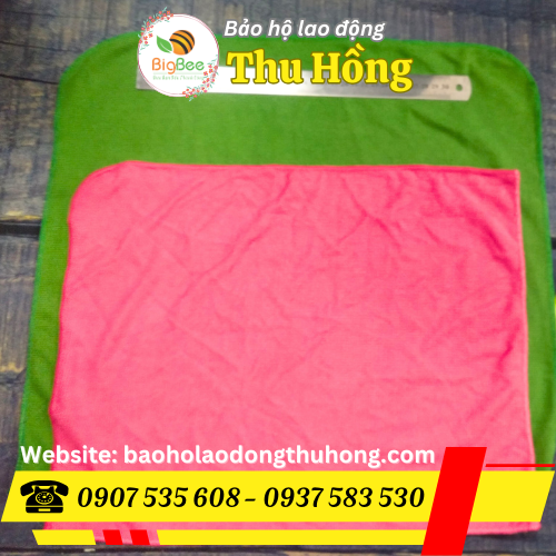 Khăn lau công nghiệp Microfiber cỡ 35x35 Khăn lau công nghiệp Microfiber cỡ 35x35