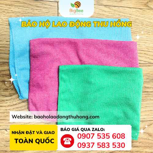Khăn lau Microfiber 30x30cm Khăn lau Microfiber 30x30cm giá rẻ tại TPHCM