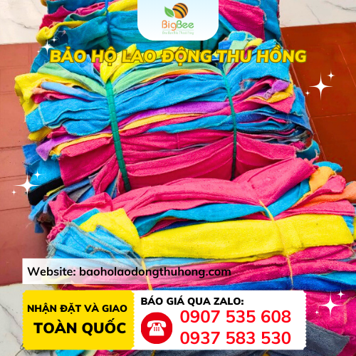 Khăn nối microfiber cân ký bó 5kg Khăn nối microfiber cân ký bó 5kg