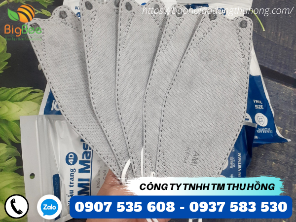 Khẩu trang 4D KF94 con cá