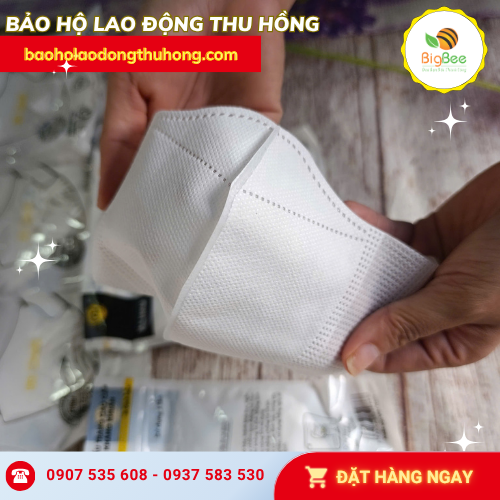 Khẩu trang 5D Kenko trắng người lớn cao cấp Khẩu trang 5D Kenko trắng người lớn cao cấp