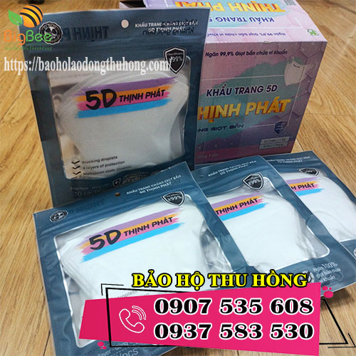khẩu trang 5d kháng khuẩn cao cấp giá rẻ, giao tận nơi