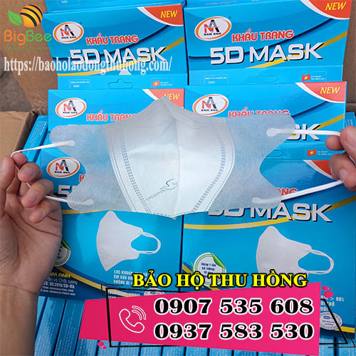 Khẩu trang 5D Mask Nam Anh kháng khuẩn hộp 10 cái
