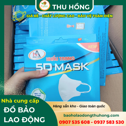 Khẩu trang 5D người lớn giá rẻ phân phối tại Thu Hồng Khẩu trang 5D người lớn giá rẻ hộp 10 cái