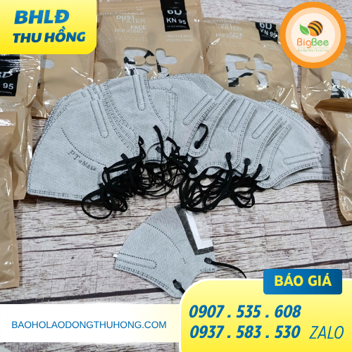 Khẩu trang 6d KN95 số lượng lớn Khẩu trang 6d KN95 số lượng lớn