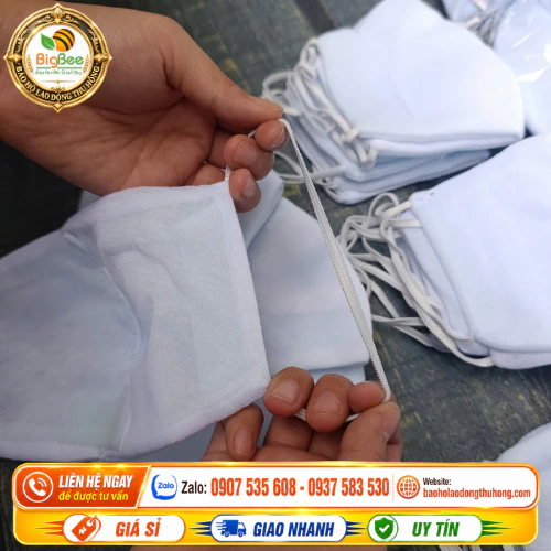 Khẩu trang bảo hộ KT5 dây đeo thun êm tai Khẩu trang bảo hộ KT5 dây đeo thun êm tai