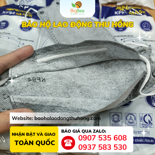 Khẩu trang Hàn Quốc KF94 người lớn 4 lớp dày chống bụi Khẩu trang Hàn Quốc KF94 người lớn 4 lớp dày chống bụi