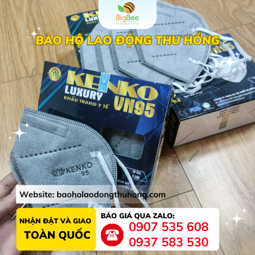 Khẩu trang kháng khuẩn 5 lớp VN95 Kenko Khẩu trang kháng khuẩn VN95 5 lớp hiệu Kenko