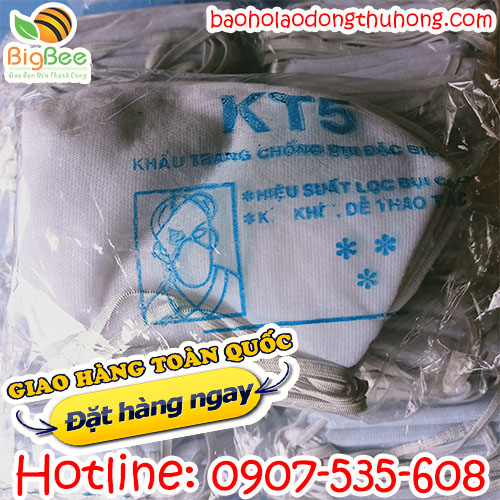 Khẩu trang lọc bụi 3 lớp KT5