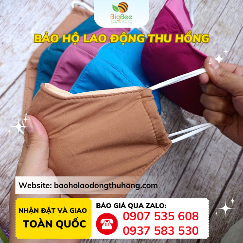 Khẩu trang vải 2 lớp chống nắng cao cấp cho nam nữ Khẩu trang vải 2 lớp chống nắng cao cấp cho nam nữ