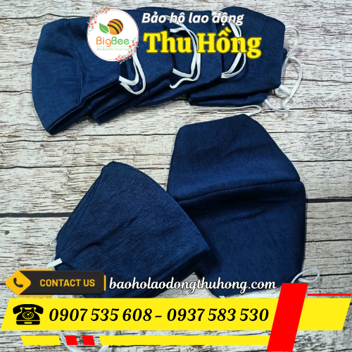 Khẩu trang vải 3 lớp chống bụi cao cấp cho nam nữ Khẩu trang vải 3 lớp chống bụi cao cấp cho nam nữ