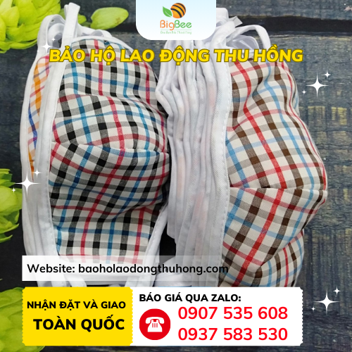 Khẩu trang vải cotton chống bụi, chống nắng Khẩu trang vải cotton chống bụi, chống nắng