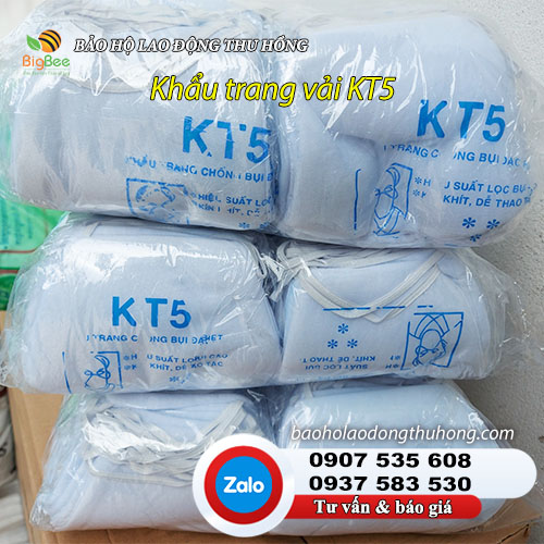 Khẩu trang vải kháng khuẩn lọc bụi KT5 03 Khẩu trang vải kháng khuẩn lọc bụi KT5 03
