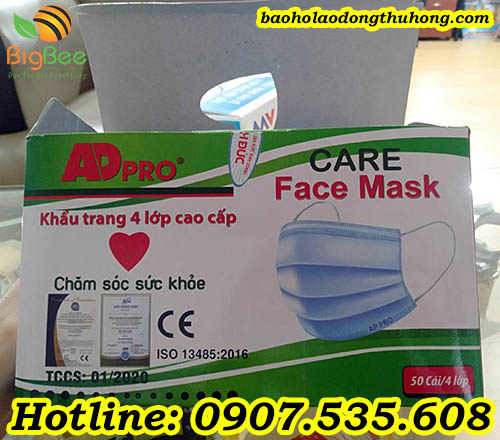 khẩu trang y tế 4 lớp Adpro