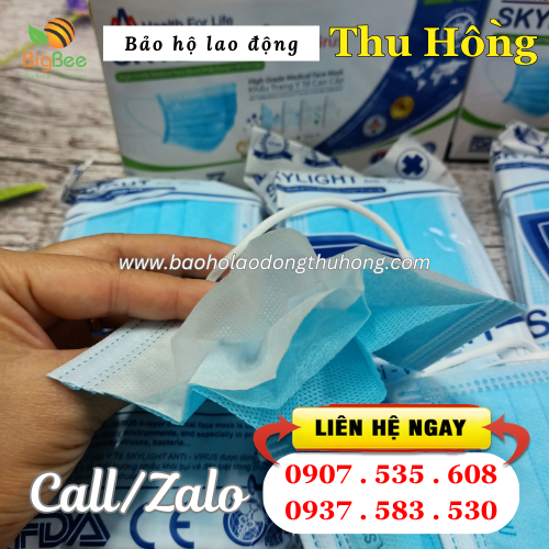 Khẩu trang y tế 4 lớp kháng khuẩn Skylight cao cấp Khẩu trang y tế 4 lớp kháng khuẩn Skylight cao cấp