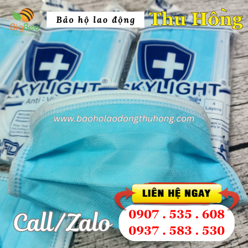 Khẩu trang y tế 4 lớp kháng khuẩn Skylight cho người lớn Khẩu trang y tế 4 lớp kháng khuẩn Skylight cho người lớn