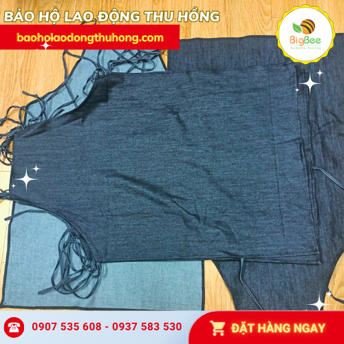 Kho phân phối tạp dề yếm xanh jean giá sỉ, giao hàng nhanh Kho phân phối tạp dề yếm xanh jean giá sỉ, giao hàng nhanh