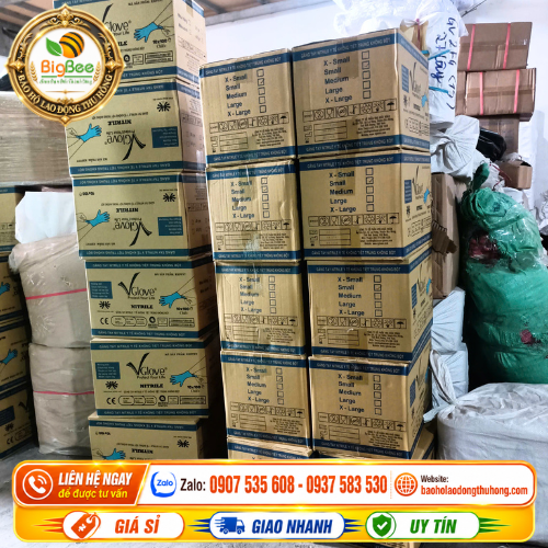 Kho sỉ găng tay y tế Vglove Nitrile màu xanh giá rẻ Kho sỉ găng tay y tế Vglove Nitrile màu xanh giá rẻ