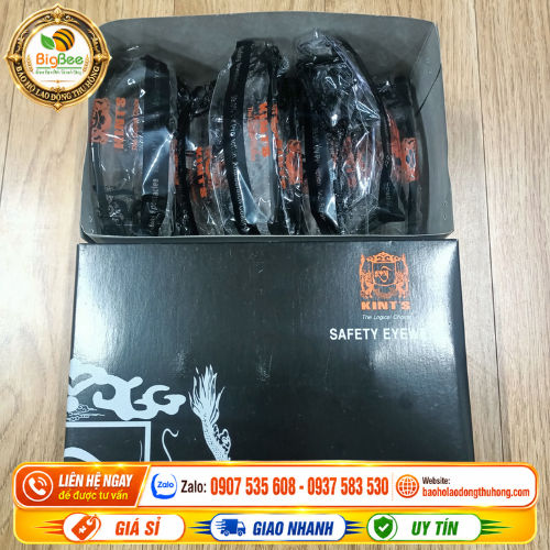 Kính bảo hộ Kint's trong suốt an toàn cho người lớn Kính bảo hộ Kint's trong suốt an toàn cho người lớn
