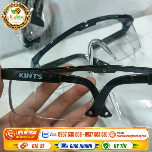 Kính bảo hộ Kint's trong suốt chống bụi cho mắt Kính bảo hộ Kint's trong suốt chống bụi cho mắt