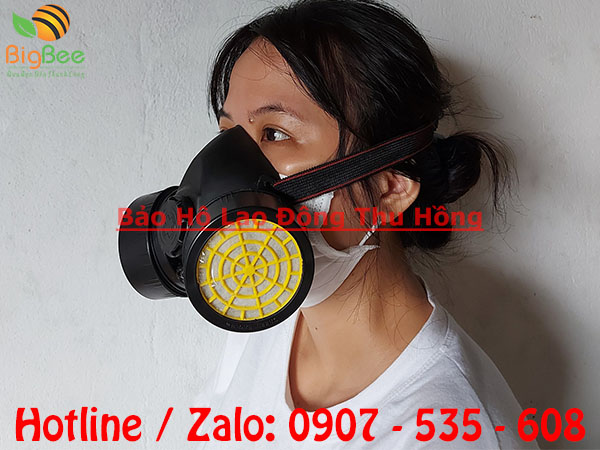 mặt nạ chống độc 2 phin lọc giá rẻ
