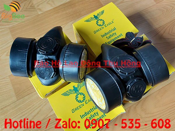 mặt nạ chống độc 2 phin lọc green eagle bb 306