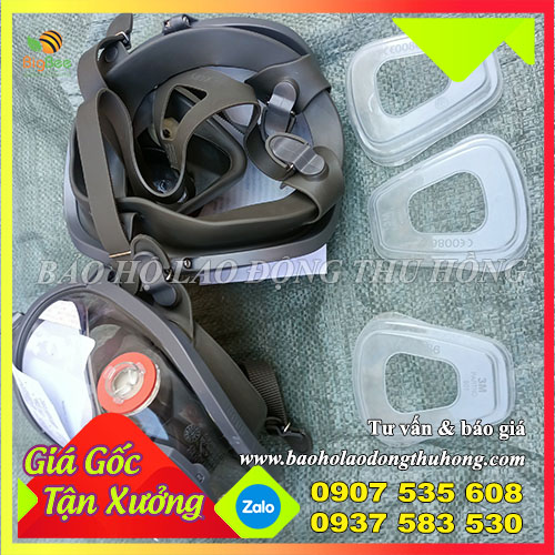 Mặt nạ chống độc 3M 6800 che phủ toàn mặt Mặt nạ chống độc 3M 6800 che phủ toàn mặt