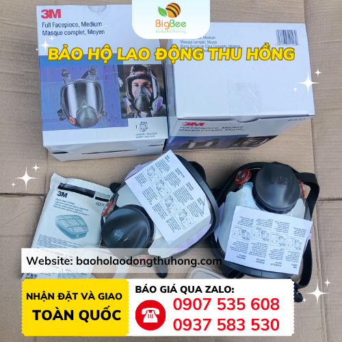 Mặt nạ phòng độc 3M chống độc, lọc bụi công nghiệp Mặt nạ phòng độc 3M chống độc, lọc bụi công nghiệp