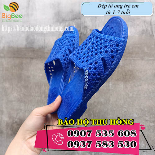 mẫu dép tổ ong trẻ em từ 1-7 tuổi