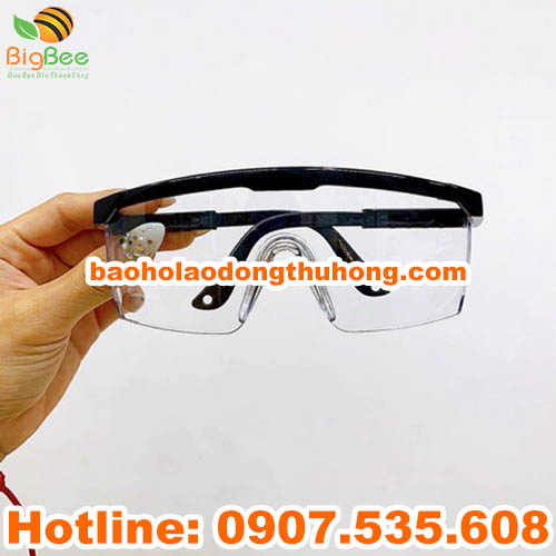 mẫu mắt kính bảo hộ trắng đen