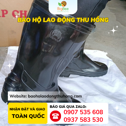 Mẫu ủng con voi đen Việt Thắng Mẫu ủng con voi đen Việt Thắng