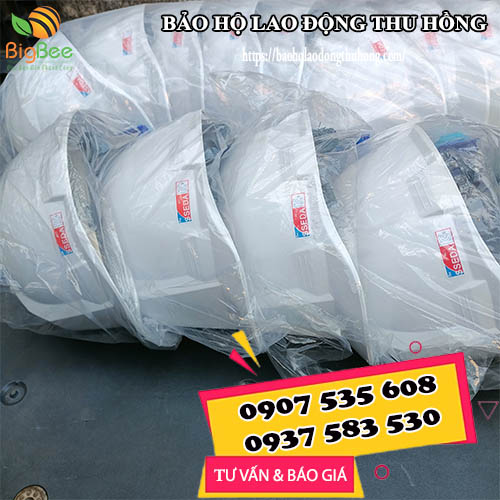 mũ bảo hộ SSEDA Hàn Quốc màu trắng giá rẻ
