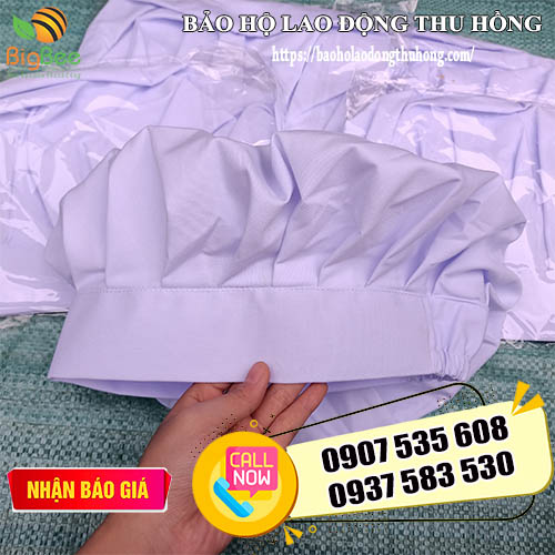 mũ đầu bếp bằng vải giá rẻ nhất mua ở đâu? mũ đầu bếp bằng vải giá rẻ nhất mua ở đâu?