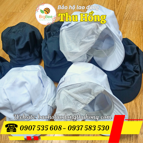 Mũ lưỡi trai công nhân vải kate phối lưới giá rẻ Mũ lưỡi trai công nhân vải kate phối lưới giá rẻ